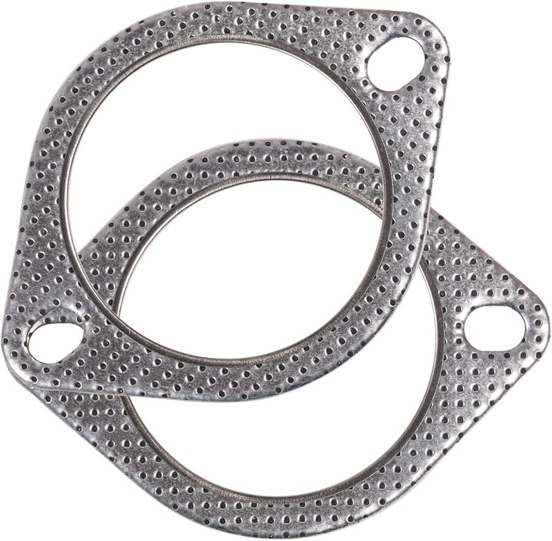 BEONEO -120-07610-0002 (3 Inch)-2 Bolt MLSG High Temp Exhaust Gasket 3" I.D. (Qty 2) - Heavy Duty be made of Metal And Fiber Laminate. - Image 5